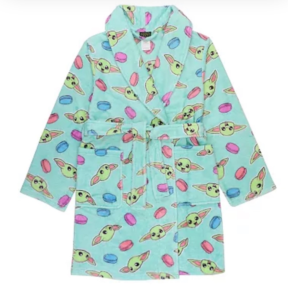 Disney The Mandalorian and Macarons Bathrobe